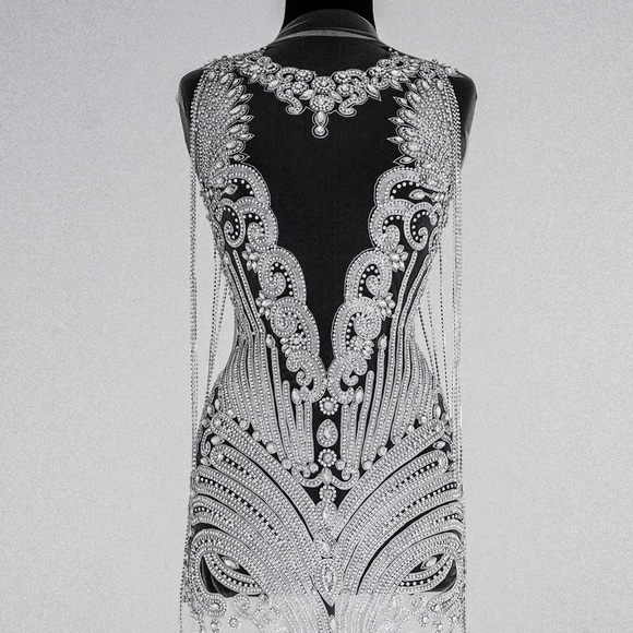 Bodice Applique (silver)